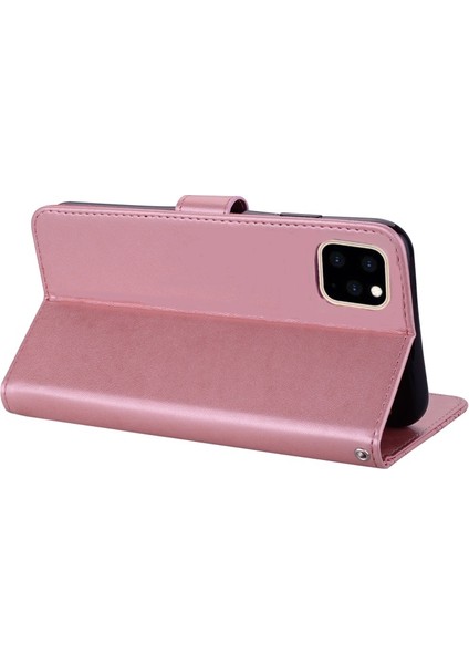 Apple iPhone 12 Mini 5.4 Inç Uyumlu Taşlı Tasarım Tpu Telefon Kılıfı - Pembe (Yurt Dışından)