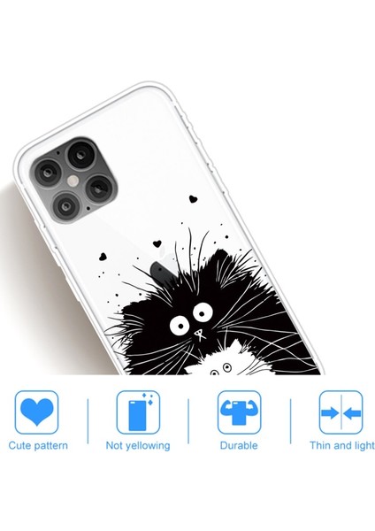 Apple iPhone 12 Pro 6.1 Uyumlu Desen Baskı Yumuşak Tpu Telefon Kılıfı - Çok Renkli (Yurt Dışından) indirimleri