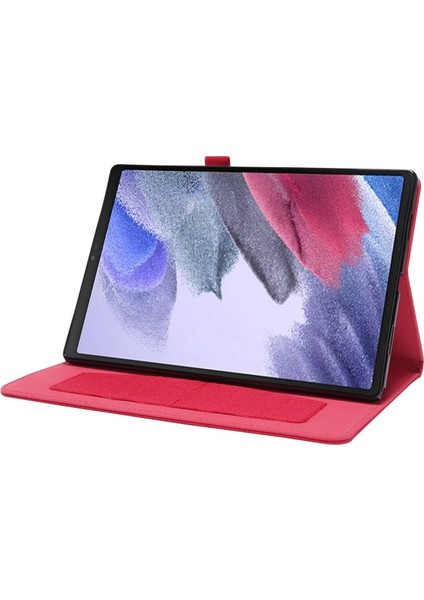 Samsung Galaxy Tab A8 10.5 Ile Uyumlu Kumaş Dokulu Deri Katlanır Koruyucu Kılıf (Yurt Dışından) fırsatları