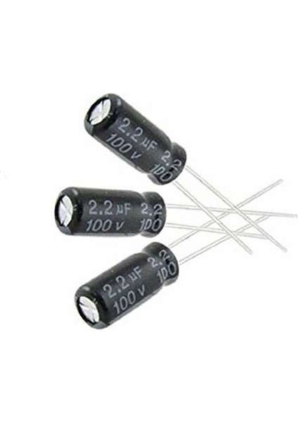 2.2 Uf 250V Elektrolitik Kondansatör - 10 Adet