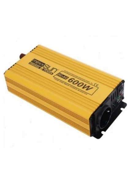 600 Watt 12 Volt Tam Sinüs Inverter