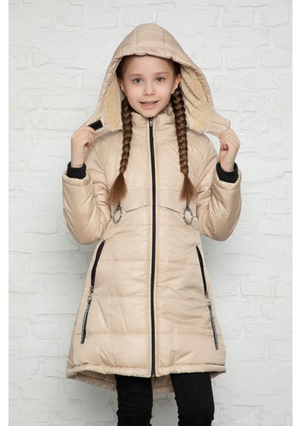 Kapşonlu Içi Polar Şişme Mont fiyatları