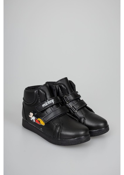 Baskılı Siyah Cırtlı Bot fiyatları