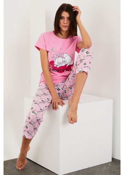 Baskılı Kısa Kol Pijama Takım fırsatları