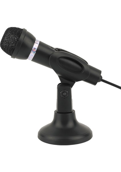 3C Store Bilgisayar Dizüstü Masaüstü Mikrofon KTV-307 Tel Karaoke El Mikrofonu 3.5mm Mic, Şarkı Kaydı Içın Tabanlı (Yurt Dışından)