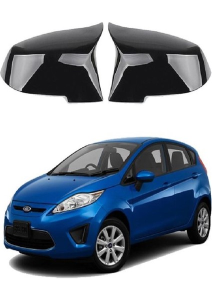 Ford Fiesta 08-17 Araca Özel Batman Yarasa Ayna Kapağı Pianoblack