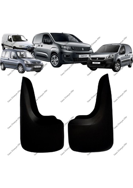 Peugeot Partner 2'li Arka Paçalık Çamurluk Tozluk PEU0BZ018