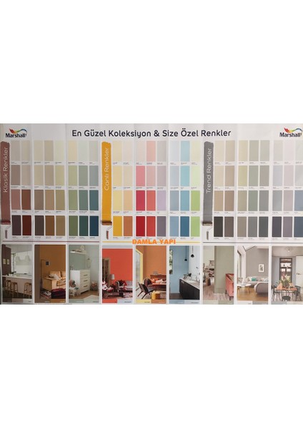 Silikonlu Özel Mat Duvar Boyası 1 L fiyatları