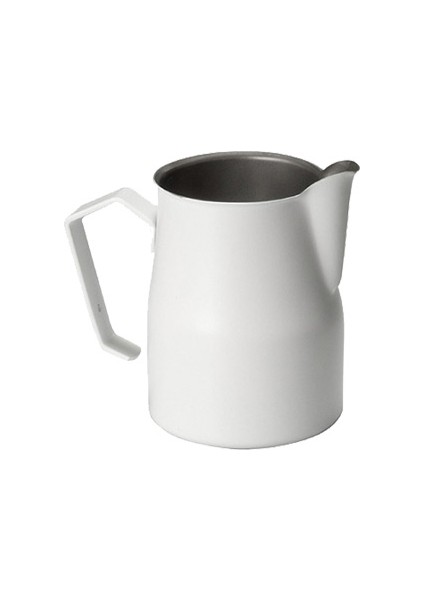 Paslanmaz Çelik Ördek Ağızlı Süt Potu Beyaz Milk Pitcher 500 ml