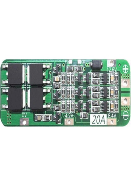 Sanec 3s 20A Bms Pil Şarj Koruma Kartı Lityum Lipo Batarya 18650 Li-Ion