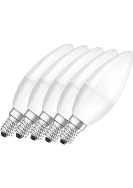 7 Watt E14 6500K Beyaz Işık LED Mum Ampul 5 Adet