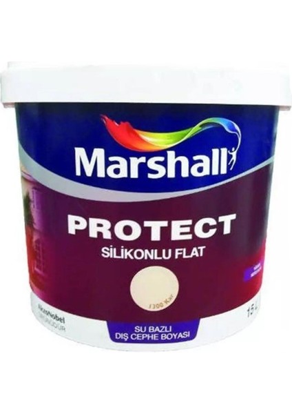 Protect Silikonlu Flat Bm Baz Dış Cephe Boyası 7,5 Lt