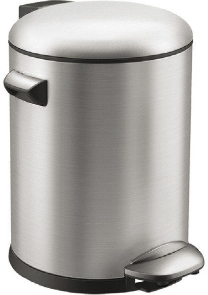 Pedallı Çöp Kovası Krom 12 Litre 304 Kalite Paslanmaz Çelik
