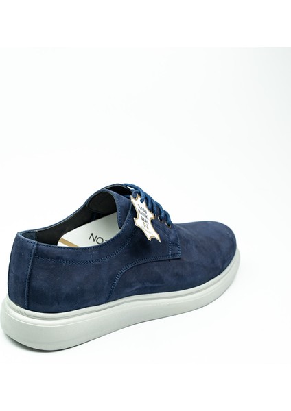 1008 Lacivert Nubuk Deri Erkek Günlük Ayakkabı fırsatları