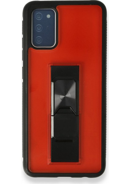 Samsung Galaxy A02S Uyumlu Microcase Mıknatıs Yüzüklü Silikon Kılıf