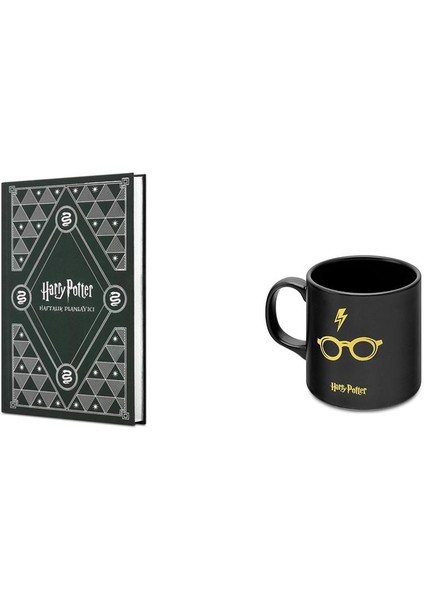 Harry Potter Slytherin Haftalık Planlayıcı ve Siyah Mug Seti 2 Parça