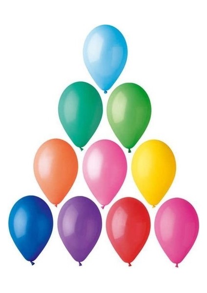 G90 Balon 100'LÜ Karışık Renk(K)
