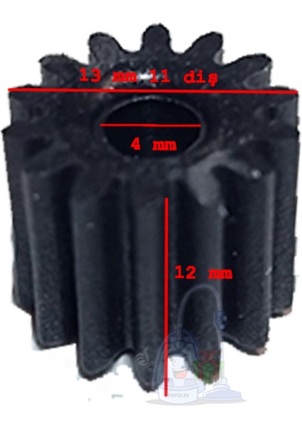 Korkmaz Vertex Mega A445 Blender Mil Dişlsi (Çırpıcı Dişli Kutusundan)