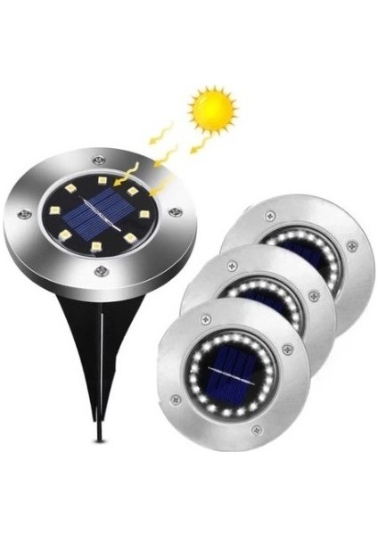 4 LED Dış Zemin Aydınlatma (Yurt Dışından)