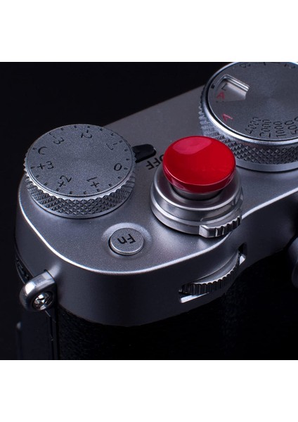 Fujifilm x Serisi Aynasız Makineler Için Kırmızı Deklanşör Düğmesi Shutter Button