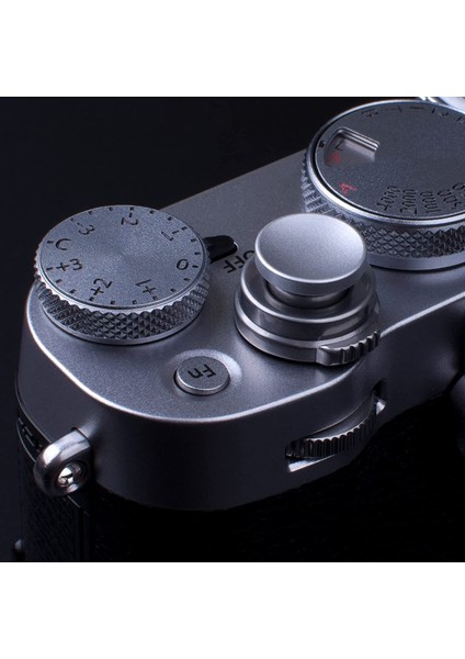 Fujifilm x Serisi Aynasız Makineler Için Gümüş Silver Deklanşör Düğmesi Shutter Button