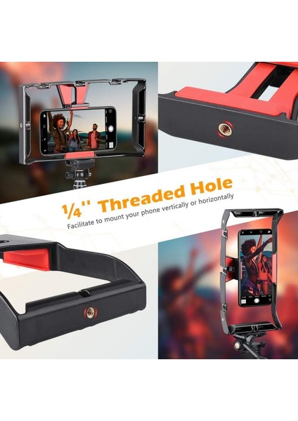 Tüm Telefonlar ile Uyumlu U Hand Rig Cage Kafes Stabilizer Samsung , Xiaomi , Iphone , Huawei Vb. fiyatları