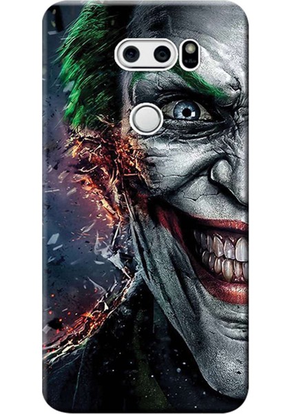 Lg V30 Kılıf LG-H930 Desen Baskılı Silikon Kapak Joker STK:595