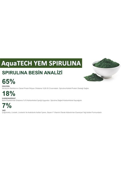 Spirulina Tozu - Feed Grade 35 gr