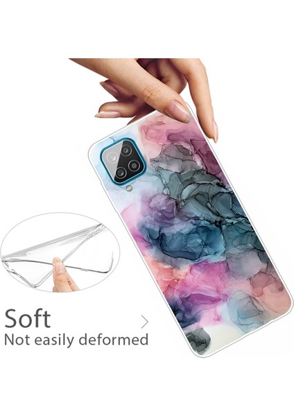 Samsung Galaxy A12 Için Tpu Mermer Desenli Kılıf (Yurt Dışından) modelleri