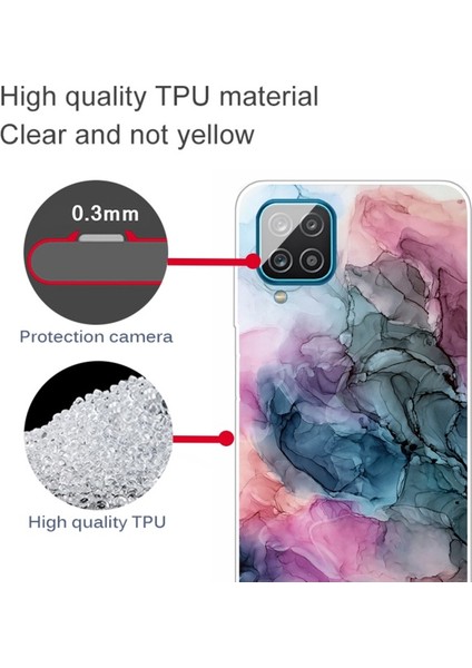 Samsung Galaxy A12 Için Tpu Mermer Desenli Kılıf (Yurt Dışından) fırsatları