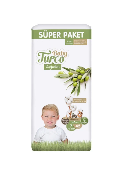 Baby Turco Doğa Spr Jumbo Xxl 7 Numara 42 Adet