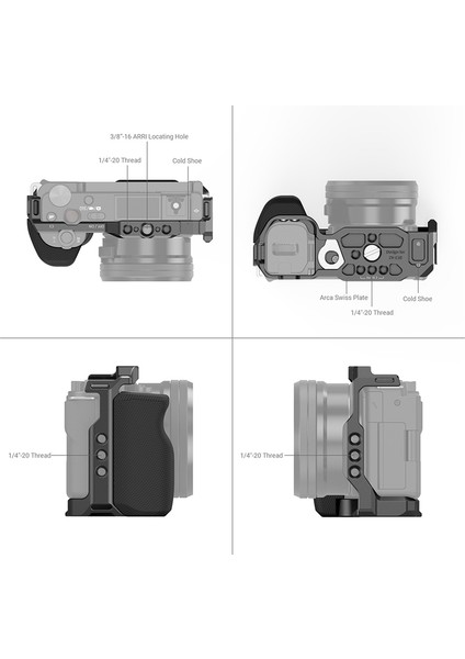 3538 Sony ZV-E10 Için Kafes