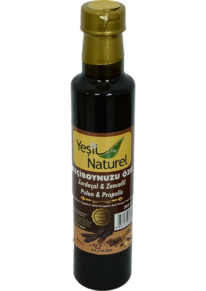 Doğal Keçiboynuzu Özü Zerdeçal Zencefil Polen Propolis Karışımı 360 gr