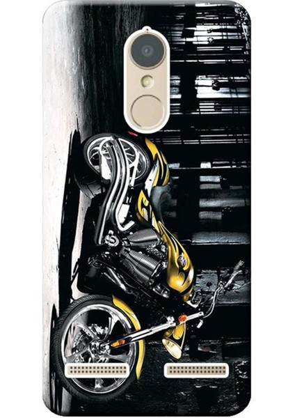 Lenovo K6 Kılıf Desen Baskılı Silikon Kapak Motorcycle STK:297