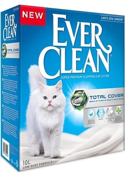 Total Cover Koku Önleyici Kedi Kumu 10 Lt