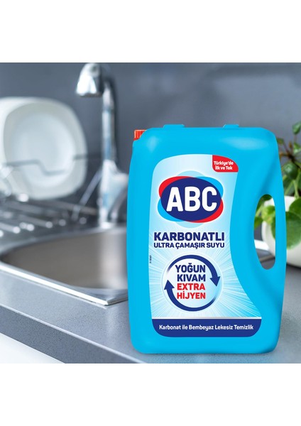 Abc karbonatlı Ultra Çamaşır Suyu 3,25L 4'lü Paket