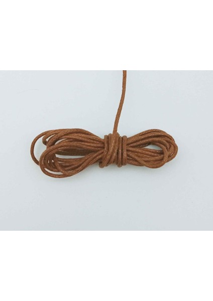 Angel Çanta Akssesuar Taba Renk Mumlu Koton Ip 5 Metre