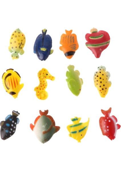 12X Plastik Deniz Hayvan Seti Çeşitli Deniz Modeli Çocuklar Parti Çanta Dolgu (Yurt Dışından) modelleri