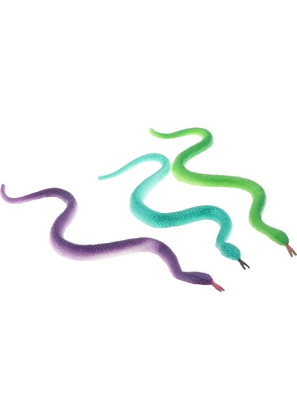 12 Adet Plastik Yılan Aksiyon Figürleri Model Oyuncak Cadılar Bayramı Parti Çantası Dolguları (Yurt Dışından)