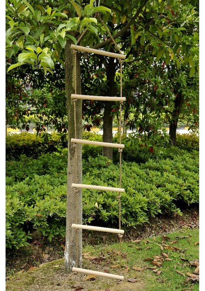 2x Çocuklar 5, 6 Rungs Halat Tırmanma Merdiveni Çocuk Park Backdyard (Yurt Dışından)