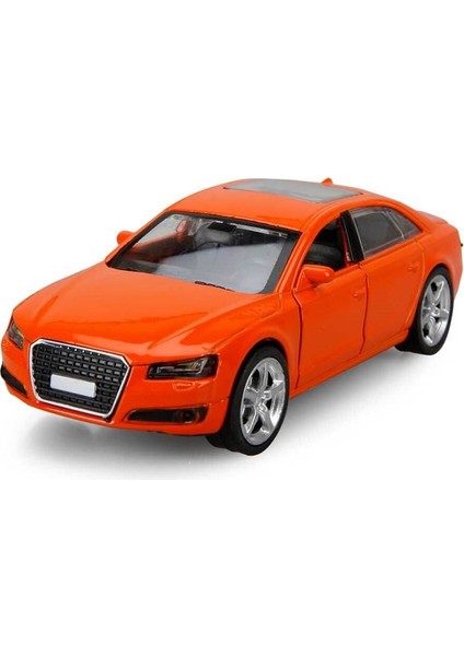 Maxx Wheels Işıklı Spor Araba 12 cm 21040 Turuncu Audi