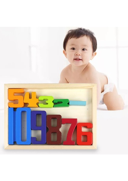 Bebek Oyuncak Montessori Ahşap Blokları Oyuncak Seti Eğitici Oyuncaklar Matematik Oyuncak Hediye (Yurt Dışından) fiyatları