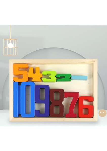 Bebek Oyuncak Montessori Ahşap Blokları Oyuncak Seti Eğitici Oyuncaklar Matematik Oyuncak Hediye (Yurt Dışından) indirimleri