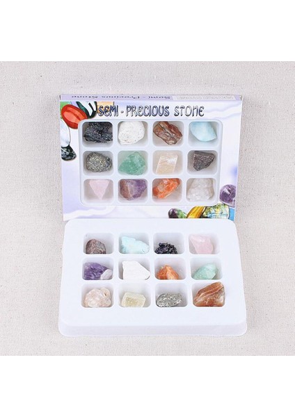 Eğitim Jeoloji Bilim Seti Kaya ve Mineral Koleksiyonu PK546-5 Paket 12 (Yurt Dışından)