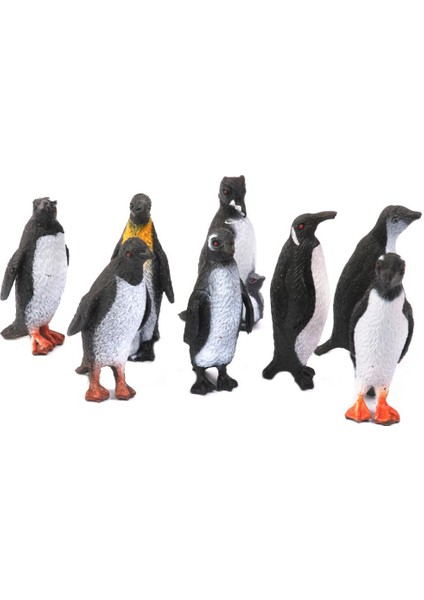 12 Adet Yunuslar Deniz Hayvanları ve 8 Adet Penguen Modelleri Çocuklar Parti Favor Hediyeler (Yurt Dışından)