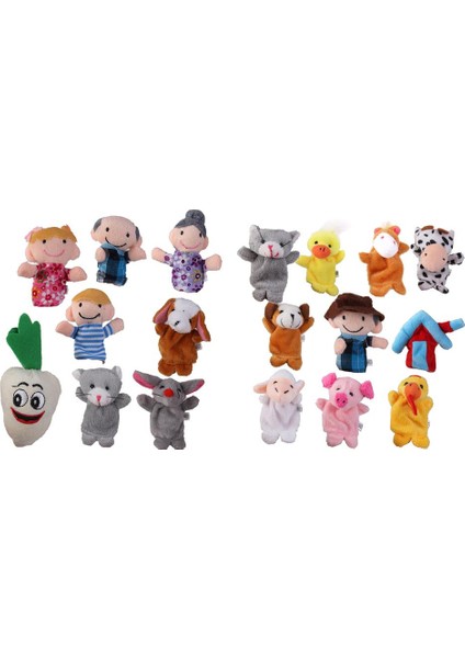 18X Karikatür Sevimli Havuç ve Eski Macdonald Çiftlik Bebek Playset Ev Oyuncak (Yurt Dışından)