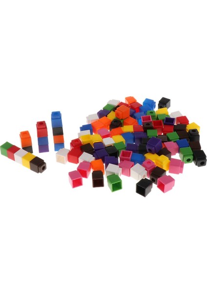 400X Hediye Matematik Bağlantı Küpleri Matematik Yapış Blokları Çok Renkli (Yurt Dışından) indirimleri