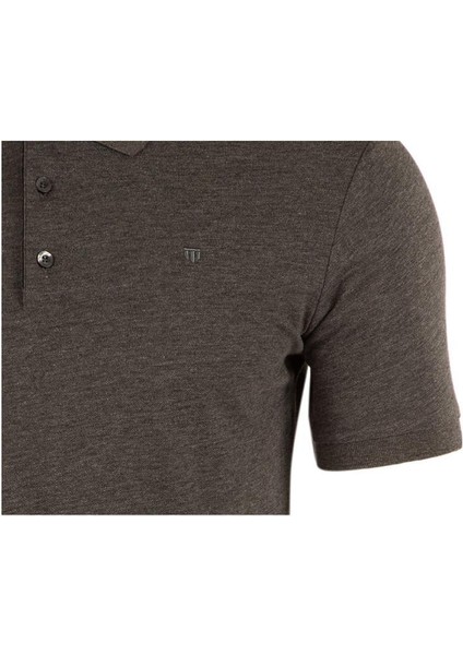Büyük Beden Polo Yaka %100 Pamuk Kısa Kollu Basic Penye T-Shirt-PE36106TY22 modelleri