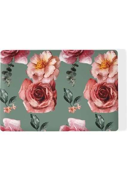 Çiçek Desenli Laptop Sticker Notebook Sticker