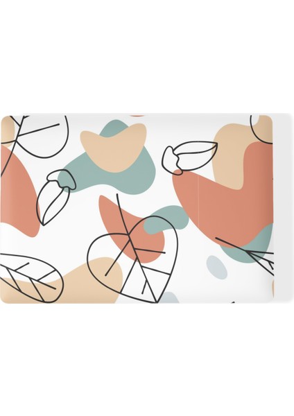 Çiçek Desenli Laptop Sticker Notebook Sticker